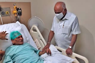 BS Yediyurappa inquired about SM Krishna health