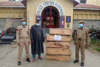 Illicit Timber Seized in Budgam