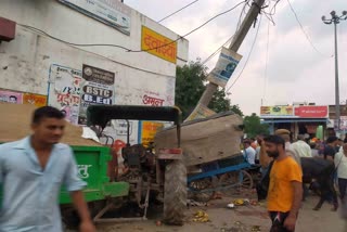 Tractor Trolley Crushed people in Nadbai Bharatpur