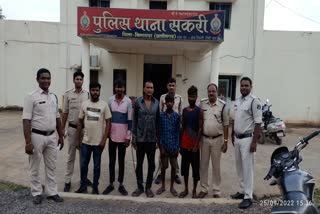 sakri police arrests Coal theft accused