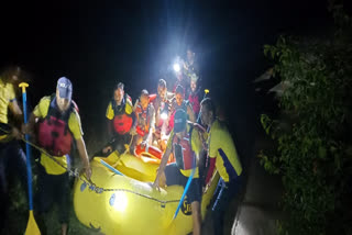 SDRF team rescued people