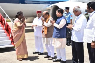 CM and Ministers grand welcome to President