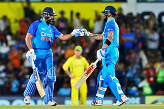 IND vs AUS  rohit sharma and virat kohli celebration  Rohit Sharma  virat kohli  भारत बनाम ऑस्ट्रेलिया  रोहित शर्मा और विराट कोहली सेलिब्रेशन  रोहित शर्मा  विराट कोहली