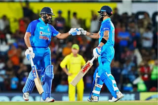 IND VS AUS 3RD T20 KOHLI ROHIT CELEBRATION AFTER THRILLING WIN AGAINST AUSTRALIA