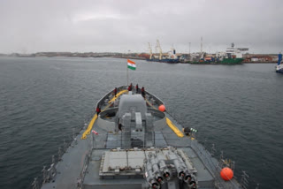 INS Tarkash at Port Gentil