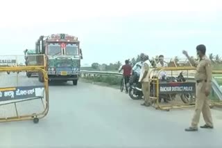 Horrible road accident in Raichur