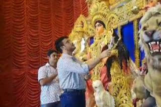 Sourav Ganguly Inaugurates Lebutala Sarbojanin for Durga Puja 2022