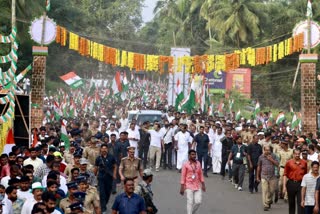 Malappuram  Bharat Jodo Yatra enters Malappuram  Bharat Jodo Yatra  Rahul Gandhi  ഭാരത് ജോഡോ യാത്ര  മലപ്പുറം  രാഹുൽ ഗാന്ധി  പുലാമന്തോൾ  പദയാത്ര  പെരിന്തല്‍മണ്ണ  പൂപ്പലം  പാണ്ടിക്കാട്  വഴിക്കടവ്  തമിഴ്‌നാട്  കന്യാകുമാരി  കശ്‌മീർ