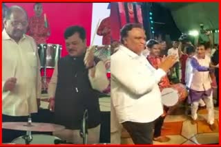BJP leaders enjoyed Dandiyan
