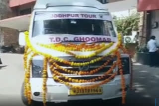 Jodhpur site scene bus service launched, Rs 500 fare for per tourist