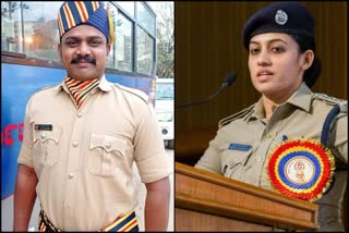 Accused Anand and CCB ACP Reena Suvarna