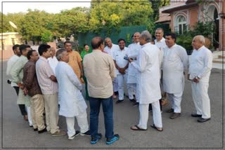 Meeting with Ashok Gehlot in CMR