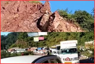 Landslide in Sanwara