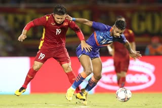 Vietnam beat India in international friendly match  വിയറ്റ്‌നാമിനെതിരെ ഇന്ത്യക്ക് കൂറ്റൻ തോൽവി  ഇന്ത്യയെ തകർത്ത് വിയറ്റ്‌നാം  Vietnam beats India  സുനിൽ ഛേത്രി  Hung Thinh Friendly match  ഇന്ത്യൻ ഫുട്‌ബോൾ  Indian Football