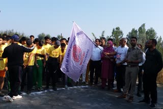 Marathon Under Nasha Mukht Abhiyan: نشہ مکت بھارت ابھیان کے تحت پلوامہ میں میراتھن منعقد