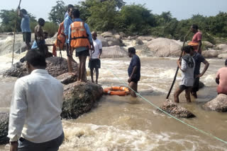 Bike crashed drain woman body found