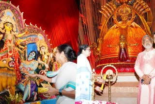 Mamata Banerjee inaugurates Durga Puja