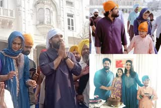 Alluarjun visits Golden temple