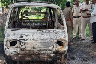 cylinder exploded in school van