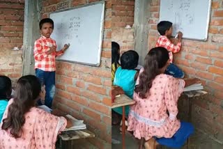 bihars third grader child teaches class 10 students