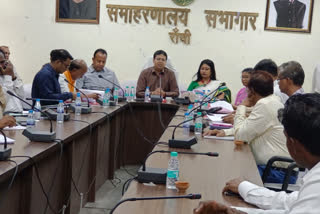 District level road safety committee meeting regarding Durga Puja