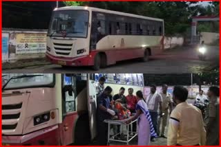 Woman death in bus