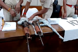 Hazaribag Police recovered large number of arm