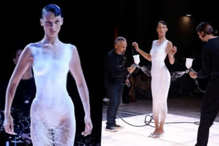 Bella Hadid at Paris Fashion Week 2022