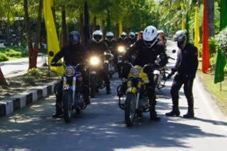 Lt Gen Rana flagged off Army's motorcycle expedition by Tornadoes in North East