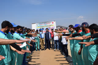 LG Rolling Trophy at Sports Stadium Budgam