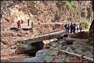 Central team assess rain damage in Sirmaur.