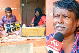 Kozhikode street singer babu bhai sad story  ബാബു ഭായിക്ക് പാട്ട് ജീവനും ജീവിതവുമാണ്  നോവുപാട്ടായി കോഴിക്കോടിന്‍റെ തെരുവുഗായകന്‍  ബാബു ഭായ്‌  കോഴിക്കോട് ഇന്നത്തെ വാര്‍ത്ത  kozhikode todays news  തെരുവ് ഗായകന്‍ ബാബു ഭായി  street singer babu bhai  street singer babu bhai against police hunt