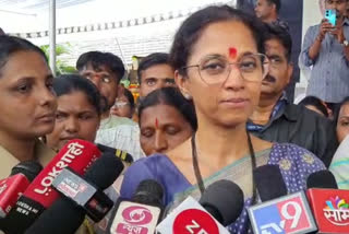 ncp mp supriya sule on home minister devendra fadanvis in sangli