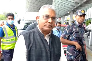 Dilip Ghosh slams state Govt while going to Delhi