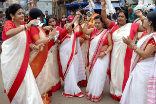 Durga Puja celebration in Dumka