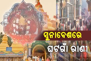 ମହାସପ୍ତମୀ, ସୁନାବେଶରେ ଦର୍ଶନ ଦେଲେ ମା' ତାରିଣୀ