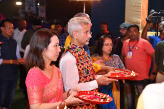 MEA S Jaishankar Participates in Garba dance with 60 Foreign Ambassadors in Vadodara