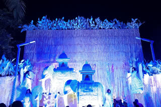 Palanquin theme of Raiganj Durga Puja 2022