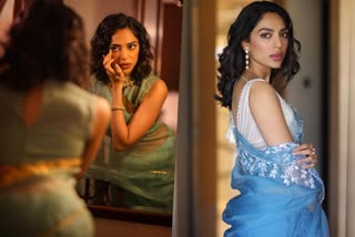 sobhita dhulpala  sobhita dhulpala latest pictures  sobhita dhulpala hot pics  sobhita dhulpala stylish looks  sobhita dhulipala photos  Ponniyin Selvan trailer launch  Sobhita Dhulipala at Ponniyin Selvan trailer launch  ശോഭിത ധൂലിപാല  ശോഭിത  പൊന്നിയിന്‍ സെല്‍വന്‍  സാരി  ഇംഗ്ലീഷ് മിസ്  വിന്റേജ്