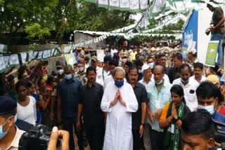 CM Naveen seeks support from people as Jan Sampark Padayatra of BJD starts from Bhubaneswar