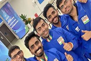 World TT Championship  Indian beat Germany  G Sathiyan  G Sathiyan beat Dang Qiu  विश्व टेटे चैम्पियनशिप  भारत ने जर्मनी को हराया  जी साथियान  जी साथियान ने डांग कियू को हराया