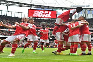 EPL  Another win for Arsenal  Arsenal beat Tottenham  Gabriel Jesus  Harry Kane  English Premier League  ईपीएल  आर्सेनल की एक और जीत  आर्सेनल ने टोटेनहैम को हराया  गेब्रियल जीसस  हैरी केन  इंग्लिश प्रीमियर लीग