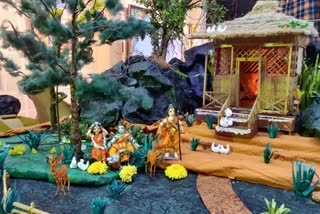Ramayana themed Dussehra puppet show