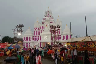 education-minister-jagarnath-mahto-inaugurated-durga-puja-pandal-and-fair-wished-happy-durga-puja-festival