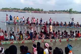 Traditional boat games held in Kalgachia