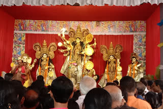 Durga Puja 2022 Ashtami Rituals at Behala Santi Sangha of Kolkata