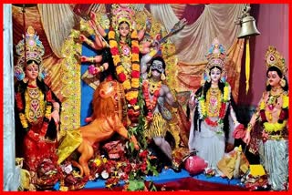 Maha Ashtami Celebrations At Various Mandaps at Jonai