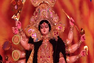 Durga Puja celebration in Lohardaga