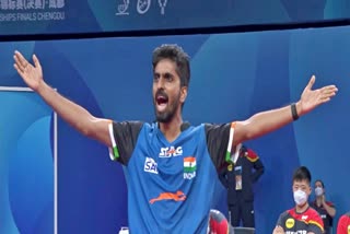 World TT Championship  World Table Tennis Championship  india beat Kazakhstan  sports news in hindi  विश्व टेटे चैम्पियनशिप  विश्व टेबल टेनिस चैम्पियनशिप  खेल की ताजा खबर  भारत ने कजाकस्तान को हराया