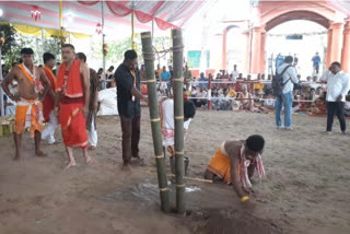 Animal sacrifices in Billeswar Devalaya